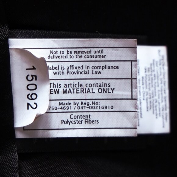 Mackage Odilia black wool and leather moto jacket w/ removable hood - Picture 10 of 11